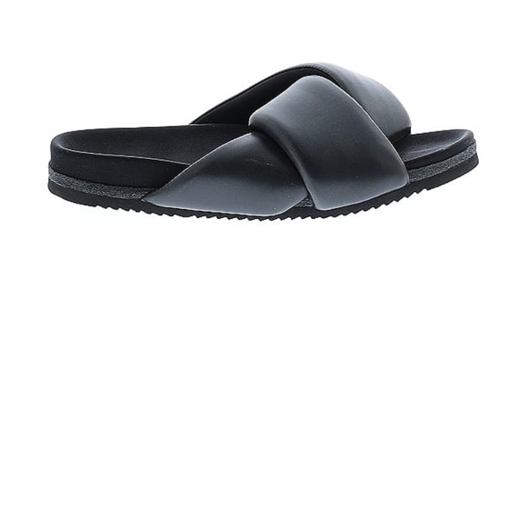 ROAM PUFFY FOLDY Black Sandals - Picture 1 of 3